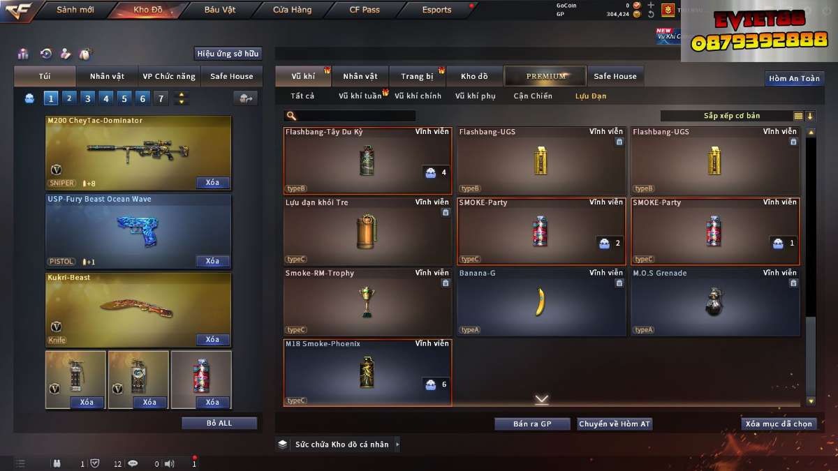 shop acc cf uy tin gia re